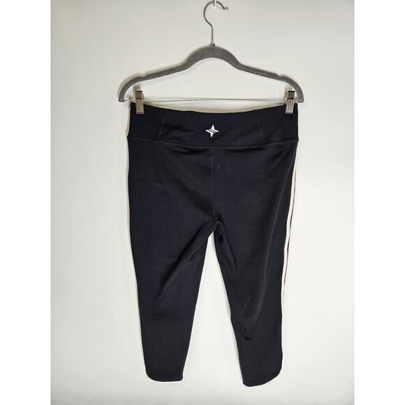 Tuckernuck Womens Black White Size Large Piping Athletic Legging Run Pull On - Picture 2 of 3